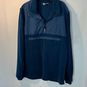 Bench Men’s Dark Teal/Blue Quarter-Zip Pullover Size M NWOT